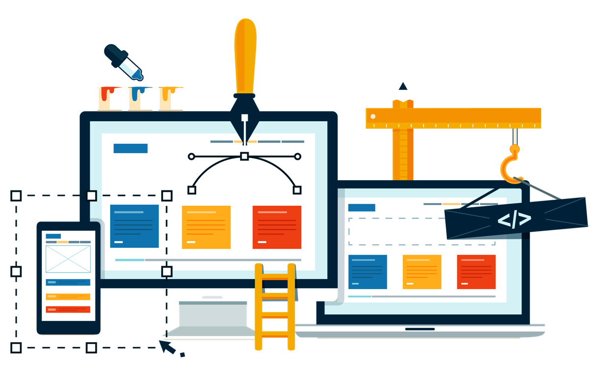 Web Development Illustration